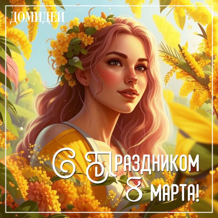 Открытка 8 марта